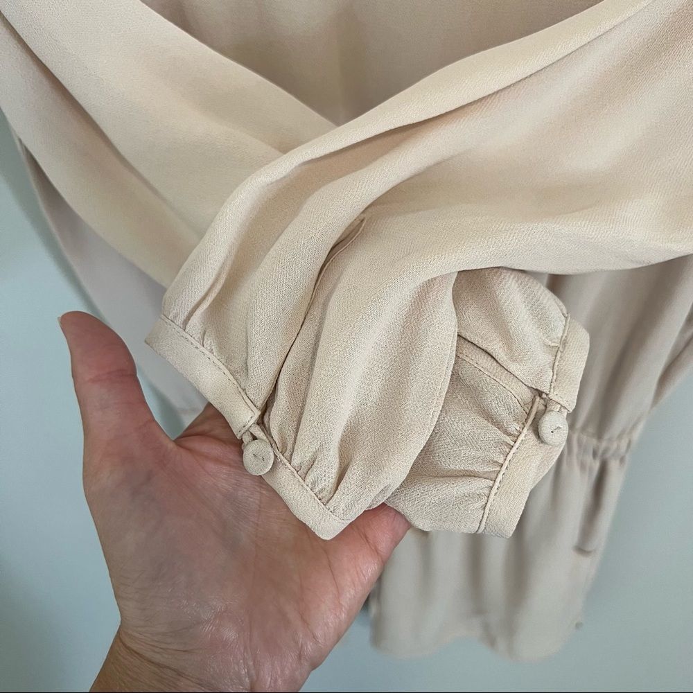 Aritzia Babaton Keagan Romper  Cream - Picture 11 of 15